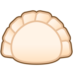 How Dumpling emoji looks on Emojidex.