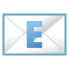 How E-Mail emoji looks on Emojidex.