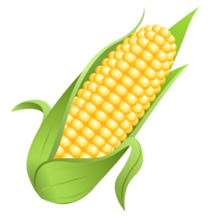 How Ear of Corn emoji looks on Emojidex.