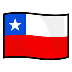 Bagaimana Flag: Chile emoji terlihat di Emojidex.