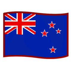 Bagaimana Flag: New Zealand emoji terlihat di Emojidex.