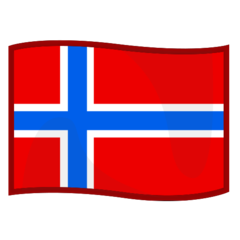 A quoi ressemblent les emoji Drapeau: Norvège sur Emojidex.