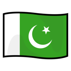 How Flag: Pakistan emoji looks on Emojidex.