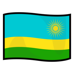 Bagaimana Flag: Rwanda emoji terlihat di Emojidex.