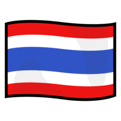 How Flag: Thailand emoji looks on Emojidex.