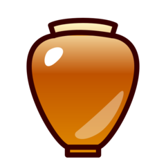 Bagaimana Funeral Urn emoji terlihat di Emojidex.