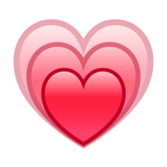 How Growing Heart emoji looks on Emojidex.