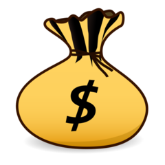 钱袋 表情符号在 emojidex 上的外观