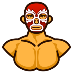 How People Wrestling emoji looks on Emojidex.