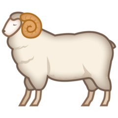 How Ram emoji looks on Emojidex.