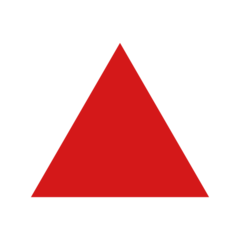 A quoi ressemblent les emoji Triangle rouge pointant vers le haut sur Emojidex.