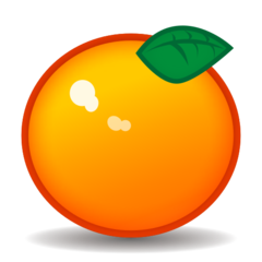 橘子 表情符号在 emojidex 上的外观