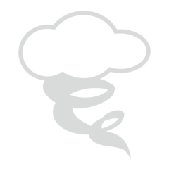 How Tornado emoji looks on Emojidex.