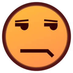 How Unamused Face emoji looks on Emojidex.