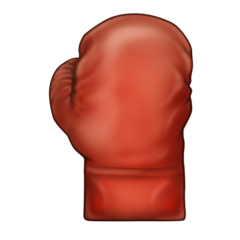 A quoi ressemblent les emoji Gant de boxe sur Emojipedia.