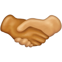 🫱🏽‍🫲 Handshake: Medium Skin Tone, No Skin Tone Emoji