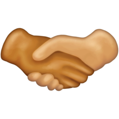 🤝🏼 Handshake: Medium-Light Skin Tone Emoji