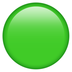 Disque Vert Emoji 