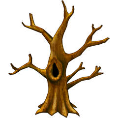 How Leafless Tree emoji looks on Emojipedia.