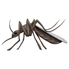 How Mosquito emoji looks on Emojipedia.