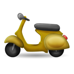 Cómo se ve el emoji Scooter en Emojipedia.