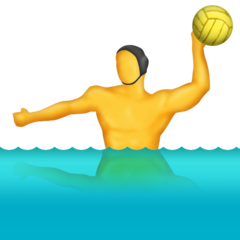 Bagaimana Person Playing Water Polo emoji terlihat di Emojipedia.