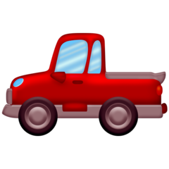 How Pickup Truck emoji looks on Emojipedia.