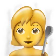 Jak wygląda emoji Kobieta w zaparowanym pomieszczeniu w Emojipedia.