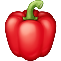 Bagaimana Paprika emoji terlihat di Facebook.