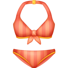 Bagaimana Bikini emoji terlihat di Facebook.