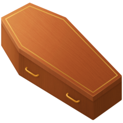 How Coffin emoji looks on Facebook.