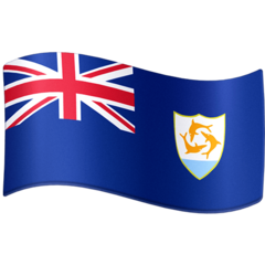 Bagaimana Flag: Anguilla emoji terlihat di Facebook.