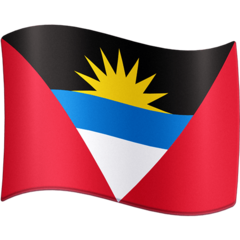 Jak wygląda emoji Flaga: Antigua i Barbuda w Facebook.