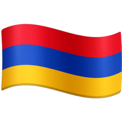 Bagaimana Flag: Armenia emoji terlihat di Facebook.