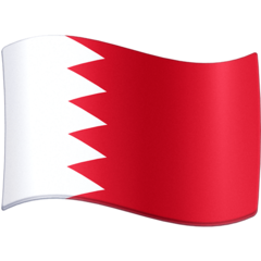 Hoe Vlag: Bahrein emoji eruit ziet op Facebook.