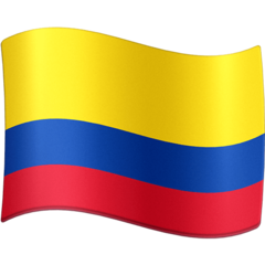 Bagaimana Flag: Colombia emoji terlihat di Facebook.