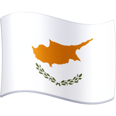 Hoe Vlag: Cyprus emoji eruit ziet op Facebook.