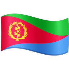 Bagaimana Flag: Eritrea emoji terlihat di Facebook.