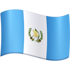 How Flag: Guatemala emoji looks on Facebook.