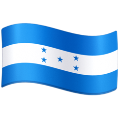 Hoe Vlag: Honduras emoji eruit ziet op Facebook.