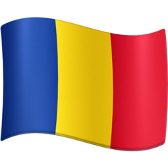 How Flag: Romania emoji looks on Facebook.