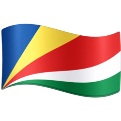 Hoe Vlag: Seychellen emoji eruit ziet op Facebook.