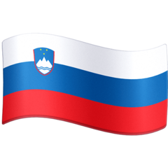 Hoe Vlag: Slovenië emoji eruit ziet op Facebook.