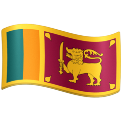 Hur Flagga: Sri Lanka emoji ser ut på Facebook.