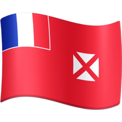 Hoe Vlag: Wallis en Futuna emoji eruit ziet op Facebook.