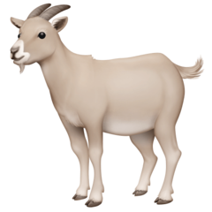 How Goat emoji looks on Facebook.