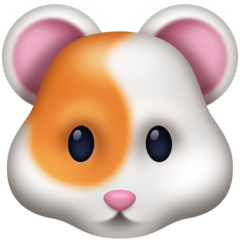 Hoe Hamster emoji eruit ziet op Facebook.