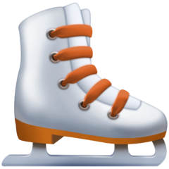 Bagaimana Ice Skate emoji terlihat di Facebook.