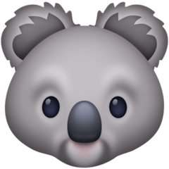 Bagaimana Koala emoji terlihat di Facebook.