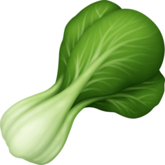 Bagaimana Leafy Green emoji terlihat di Facebook.